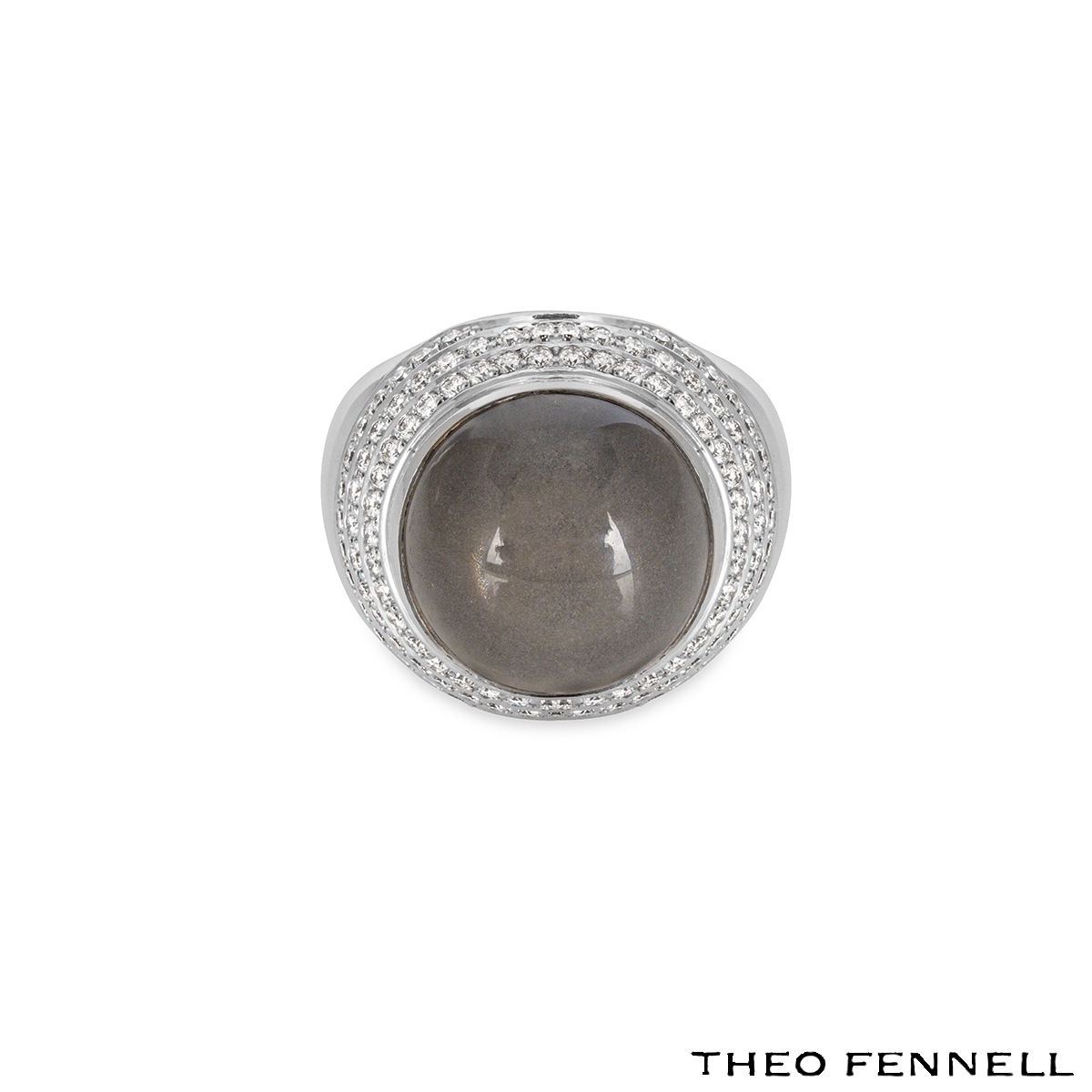 Theo Fennell White Gold Moonstone & Diamond Suite